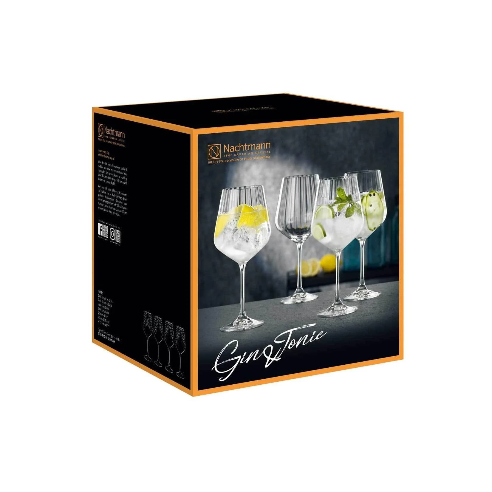 Nachtmann Gin Tonic Gläser 640 ml 4er Set