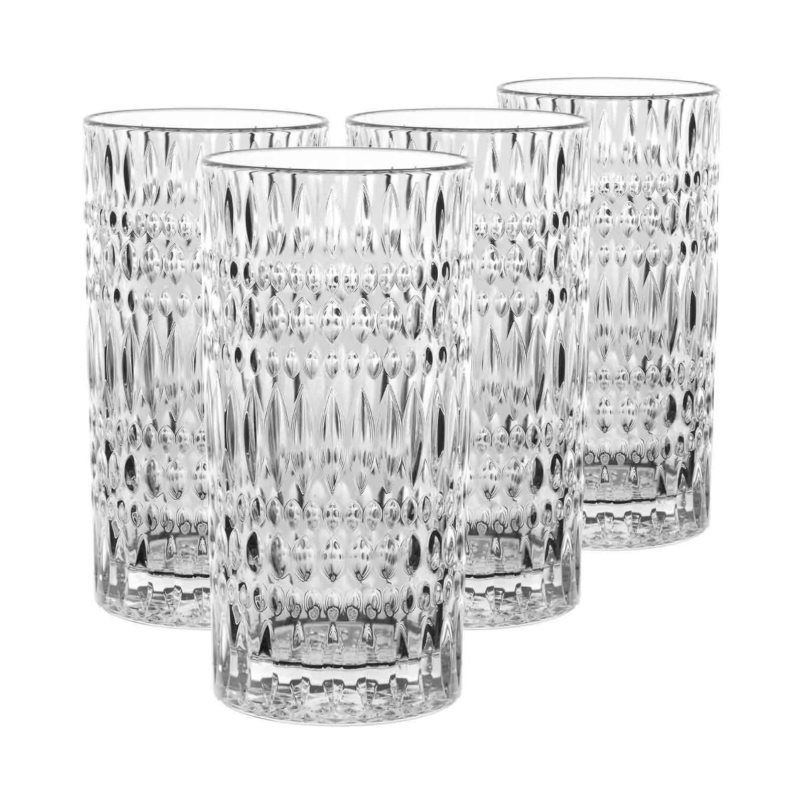 Nachtmann Ethno Longdrinkglas 420 ml 4er Set Arabesken-Stil - Bild 2