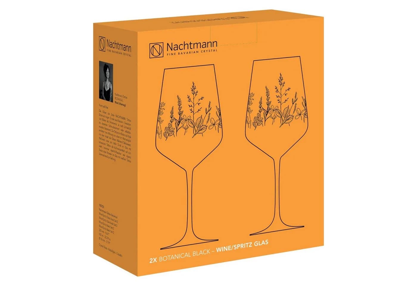 Nachtmann Kristallglas Tattoo Botanical 2er Set Spülmaschinenfest - Bild 5