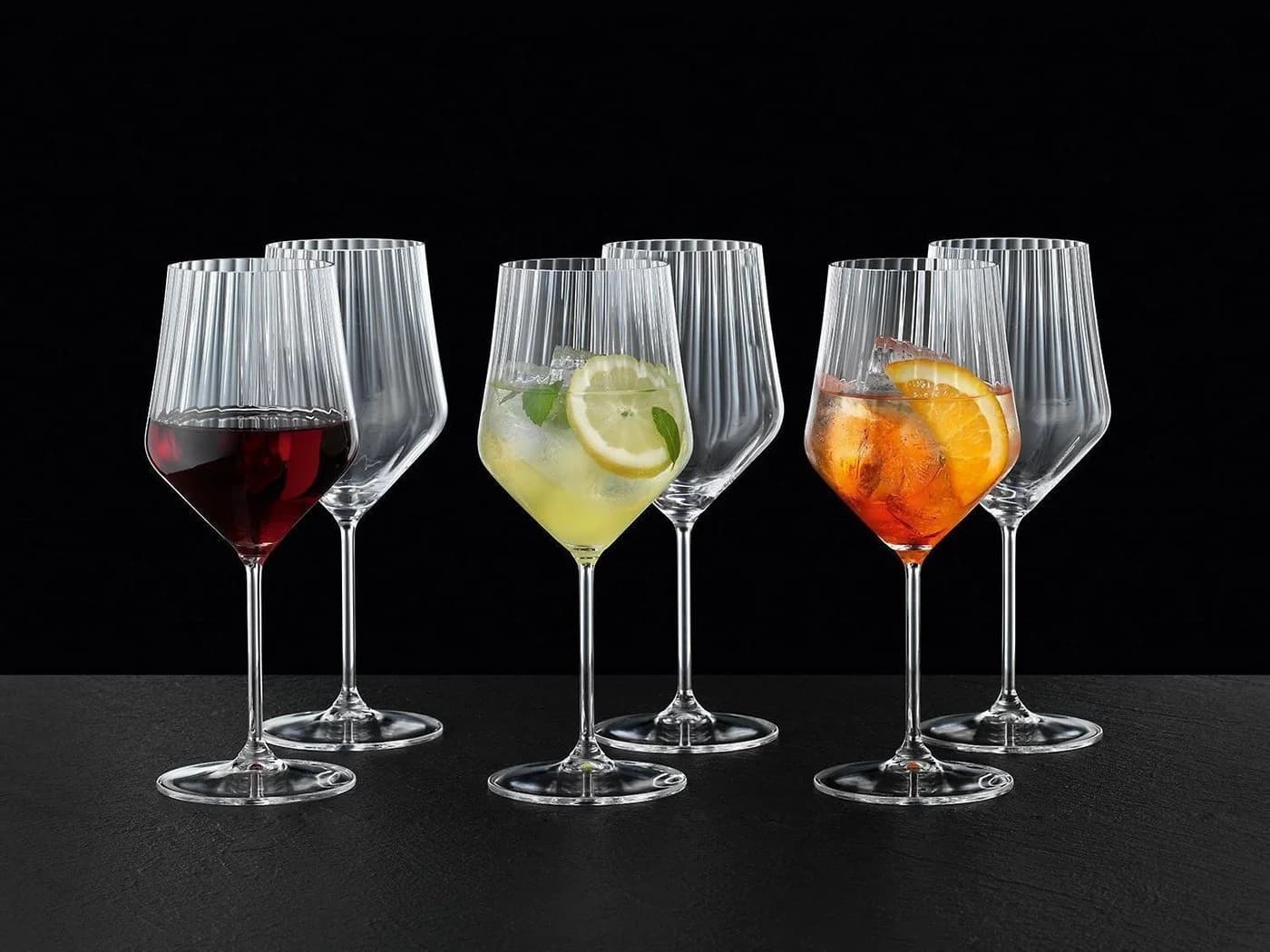 Nachtmann Rotweinglas APERITIVO 6er Set Kristallglas Transparent