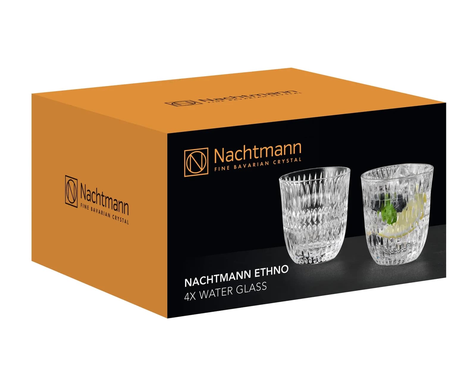Wasserglas-Set Nachtmann ETHNO 4-teilig Kristallglas transparent