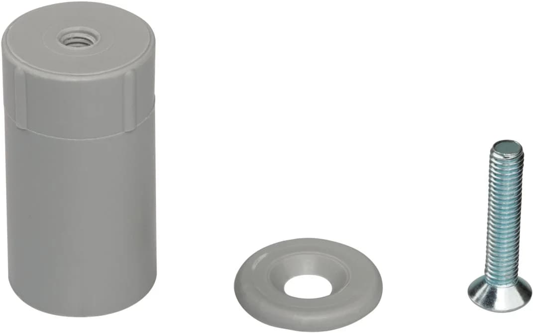 Schellenberg Rollladen-Anschlagstopper Grau Set 2 St.