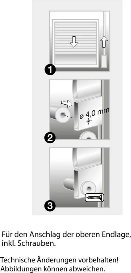 Schellenberg Rollladen-Anschlagstopper Grau Set 2 St. - Bild 4