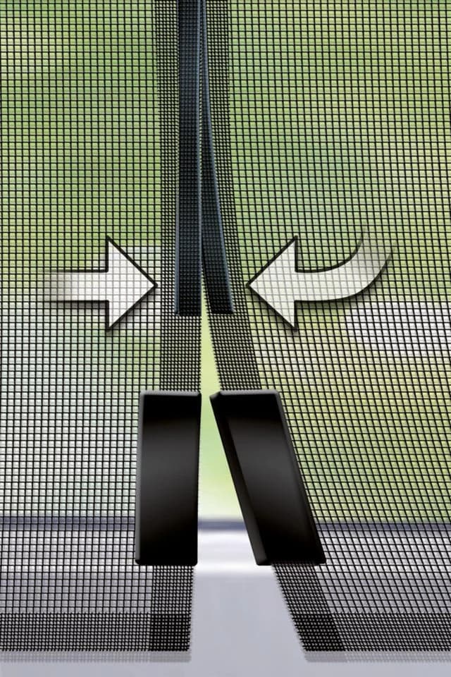 Schellenberg Insektenschutz-Vorhang Magnetvorhang Anthrazit - Bild 4