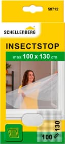 Schellenberg Fliegengitter Fenster ohne Bohren 100x130 cm Anthrazit Bild 2