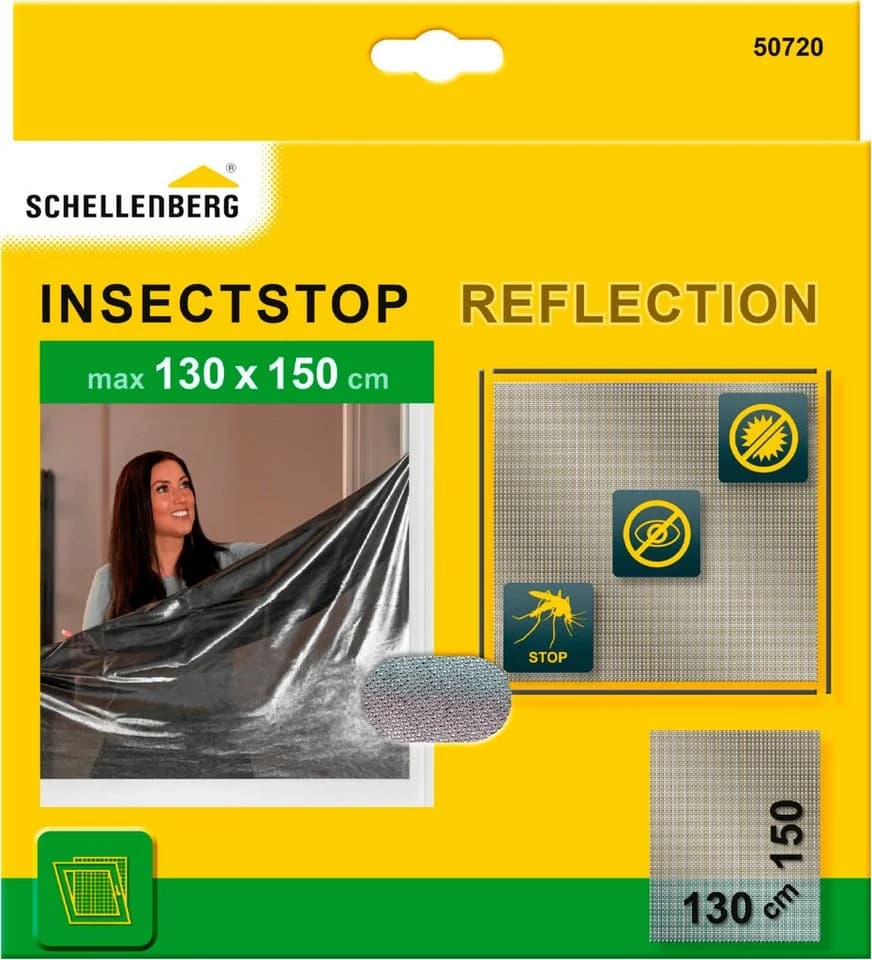 Schellenberg Fliegengitter-Gewebe Reflection Anthrazit mit Befestigungsset - Bild 2