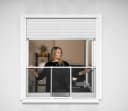 Schellenberg Insektenschutz-Schiebefenster Ausziehbar Aluminium Bild 1