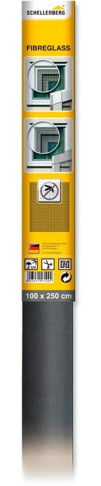 Schellenberg Fliegengitter-Gewebe Anthrazit Fiberglas - Bild 2
