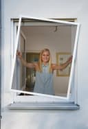 Insektenschutz-Fensterrahmen aus Aluminium und Fiberglasgewebe Bild 1