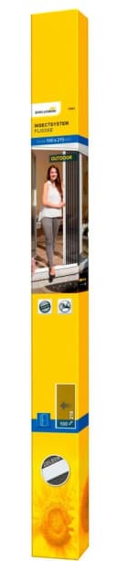 Schellenberg Insektenschutzrollo Weiß/Anthrazit für Balkontüren Bild 3