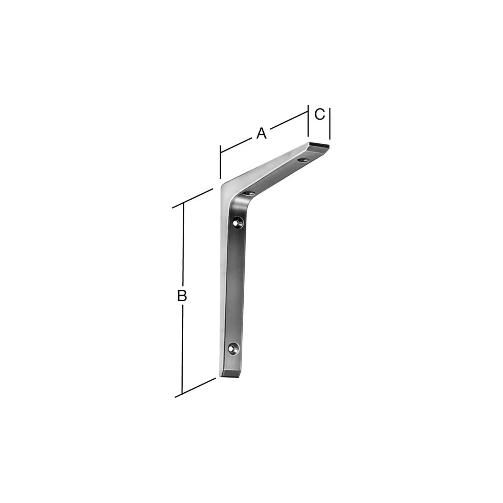 VORMANN Konsolstütze Weiß Aluminiumdruckguss Kunststoffbeschichtet