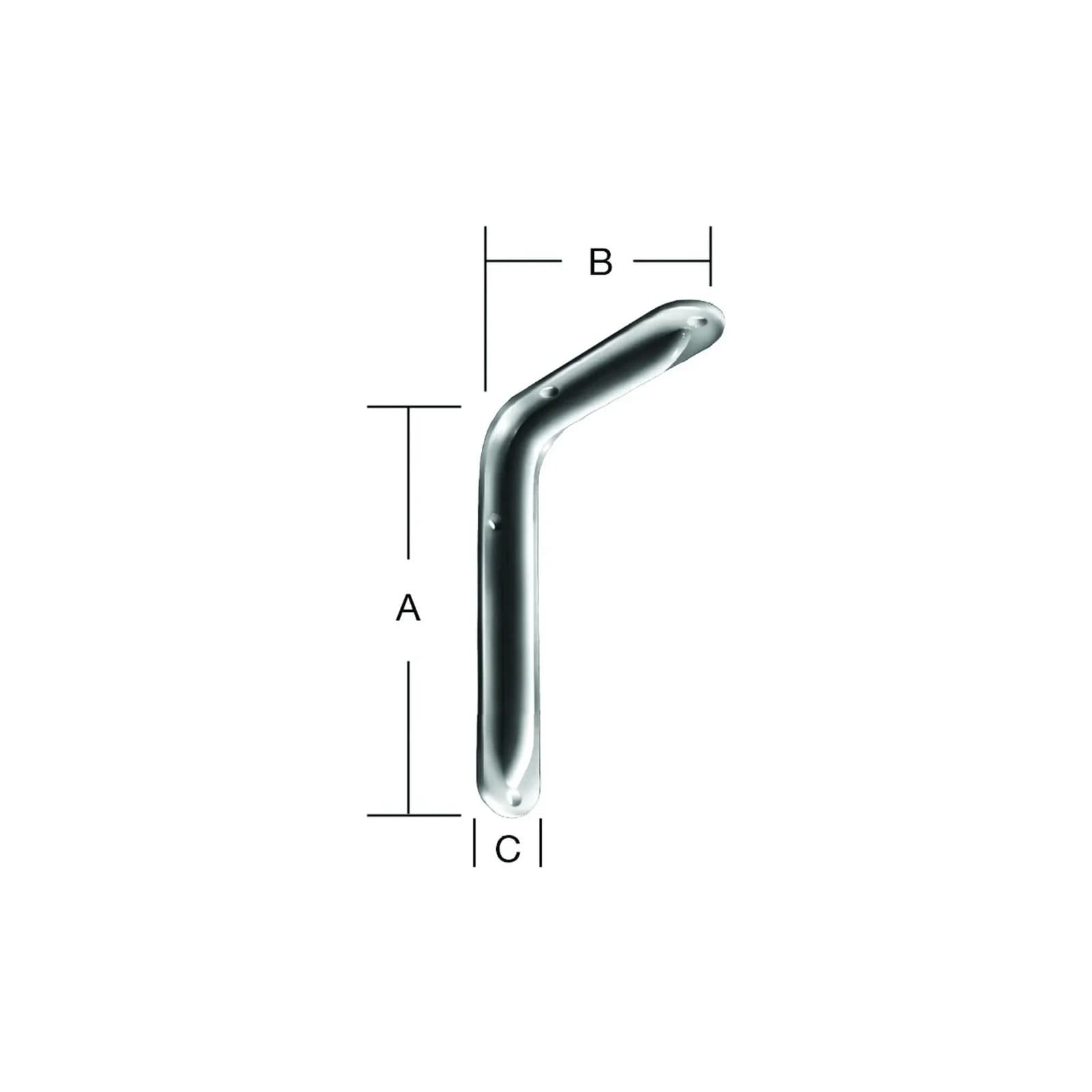 VORMANN Konsole 345x230 Weiß Stahl