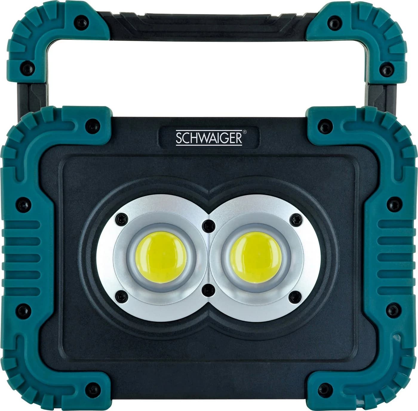 Schwaiger LED Arbeitsleuchte WLED210 Schwarz 3 Lichtmodi