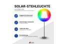 Schwaiger LED Außen-Stehlampe 658262 mit Solarmodul & RGB-Farbwechsel Bild 3