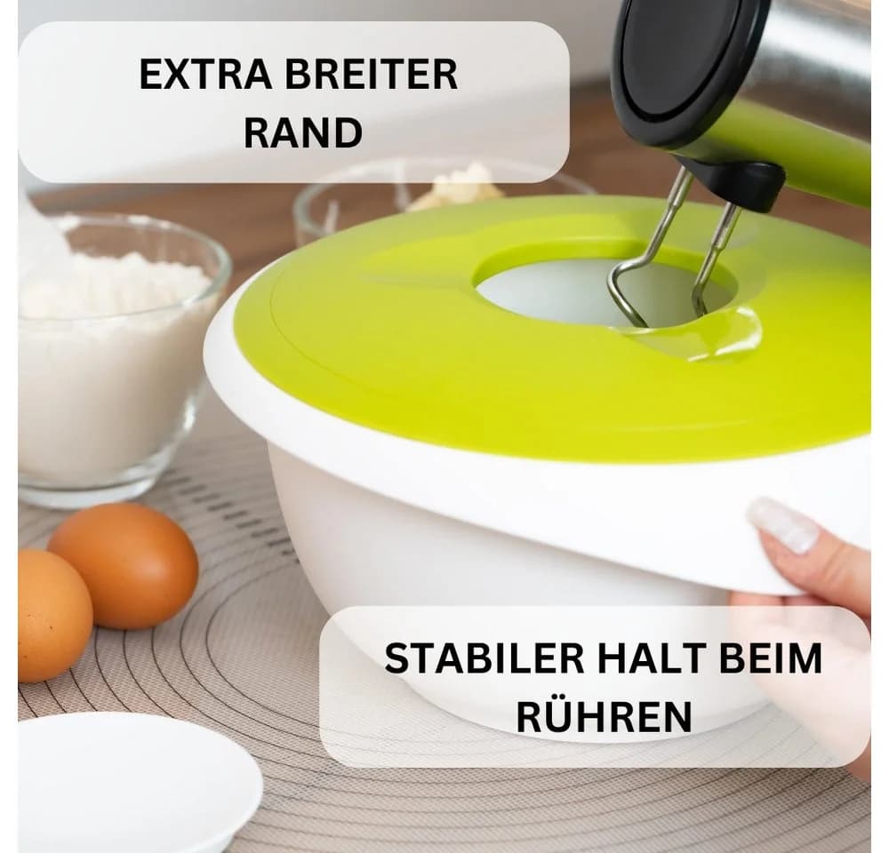 WESTMARK Rührschüssel 2,5 l mit zweigeteiltem Deckel und Ausgießer - Bild 3