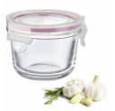 WESTMARK Vorratsdose Set 2-tlg. Glas Frischhaltedosen Rot Transparent Bild 3