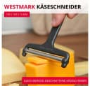 WESTMARK Käsemesser »Rollschnitt« Anthrazit mit Schneiddraht Bild 1