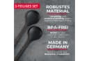 WESTMARK Kochlöffel 2 Stück Schwarz »Gentle« Bild 5