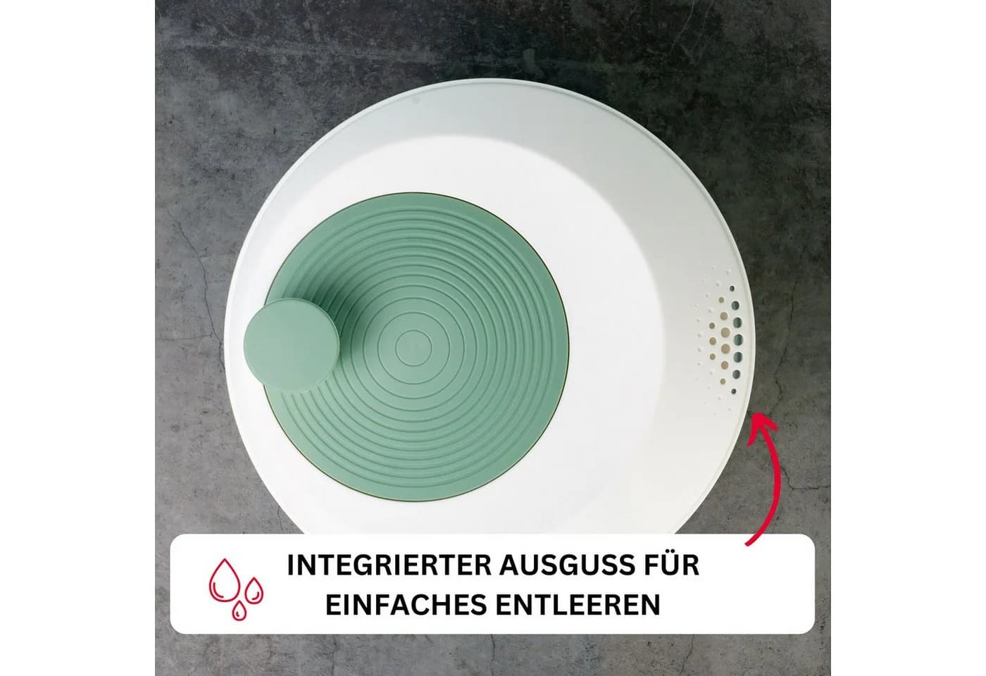 WESTMARK Salatschleuder Spinderella Mint-Grün BPA-frei - Bild 5