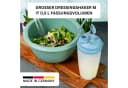 WESTMARK Dressing Shaker mit Mess-Skala und Mixscheibe Blau Bild 1