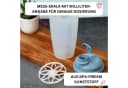 WESTMARK Dressing Shaker mit Mess-Skala und Mixscheibe Blau Bild 3
