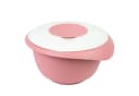 WESTMARK Rührschüssel mit zweigeteiltem Deckel 2,5 l Rosa/Weiß Bild 2