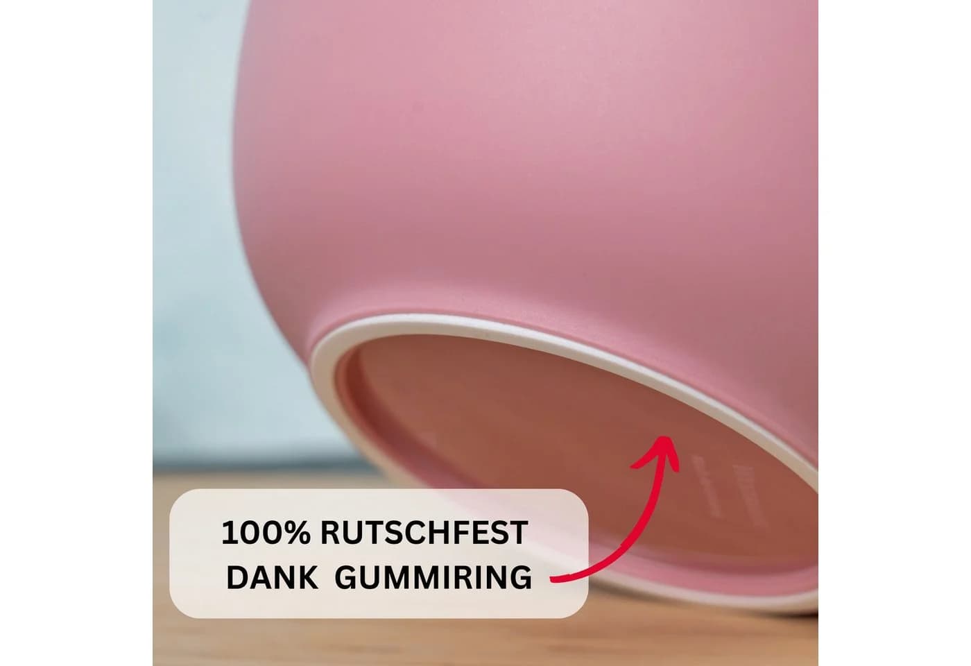 WESTMARK Rührschüssel mit zweigeteiltem Deckel 2,5 l Rosa/Weiß - Bild 3