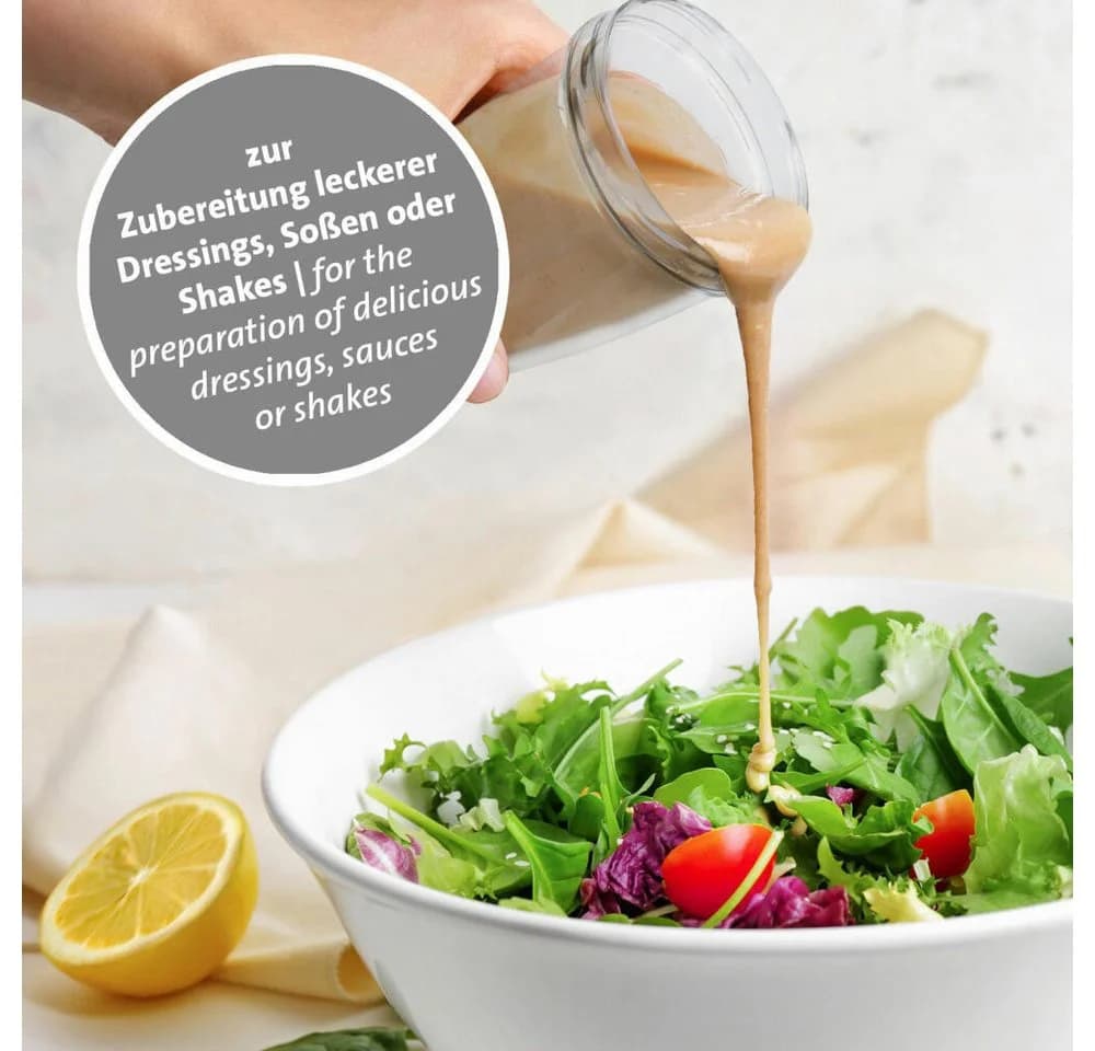 WESTMARK Dressing Shaker Mix-Ei 0,25 l Grün mit Mixscheibe