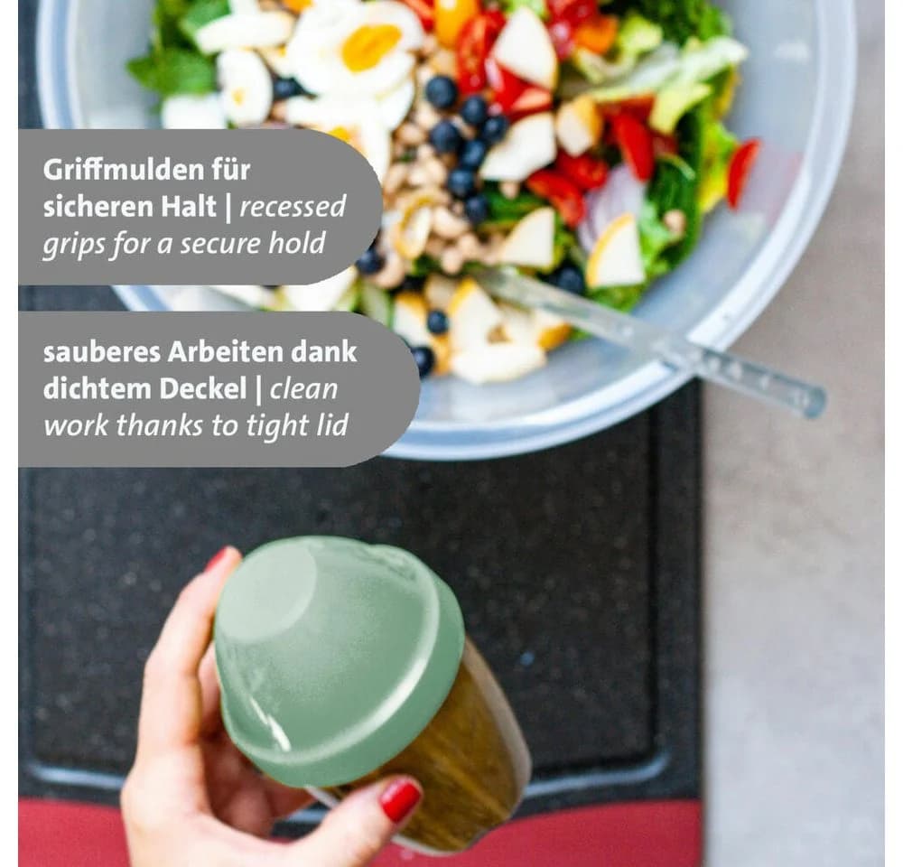 WESTMARK Dressing Shaker Mix-Ei 0,25 l Grün mit Mixscheibe - Bild 4