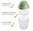 WESTMARK Dressing Shaker Mix-Ei 0,25 l Grün mit Mixscheibe Bild 5