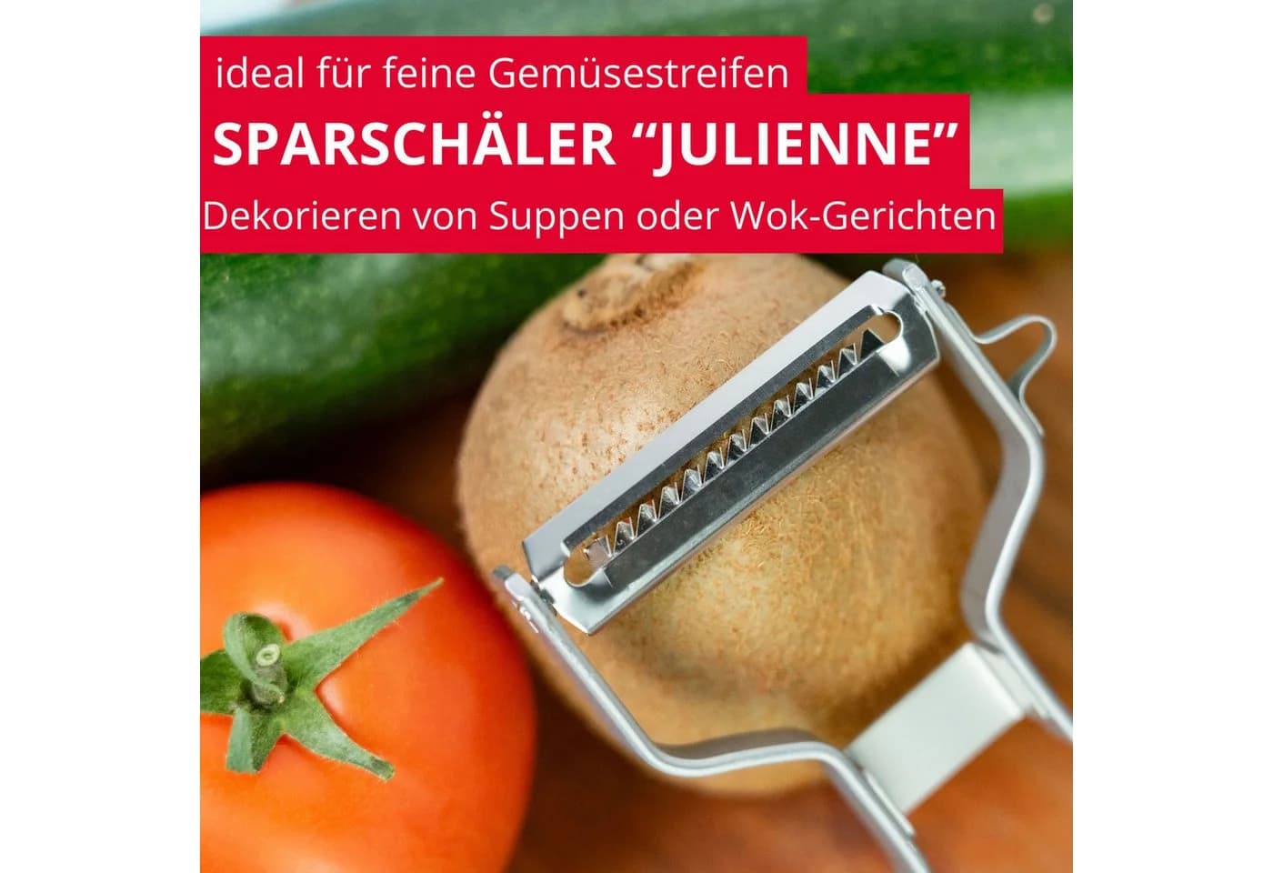 WESTMARK Sparschäler Julienne Edelstahl Silber - Bild 4