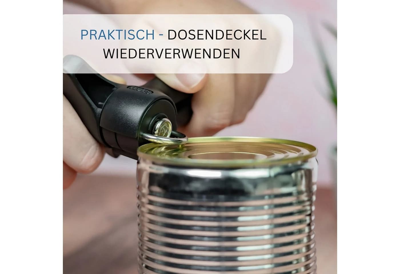 WESTMARK Sicherheitsdosenöffner mit Zange und Hebel Schwarz - Bild 3