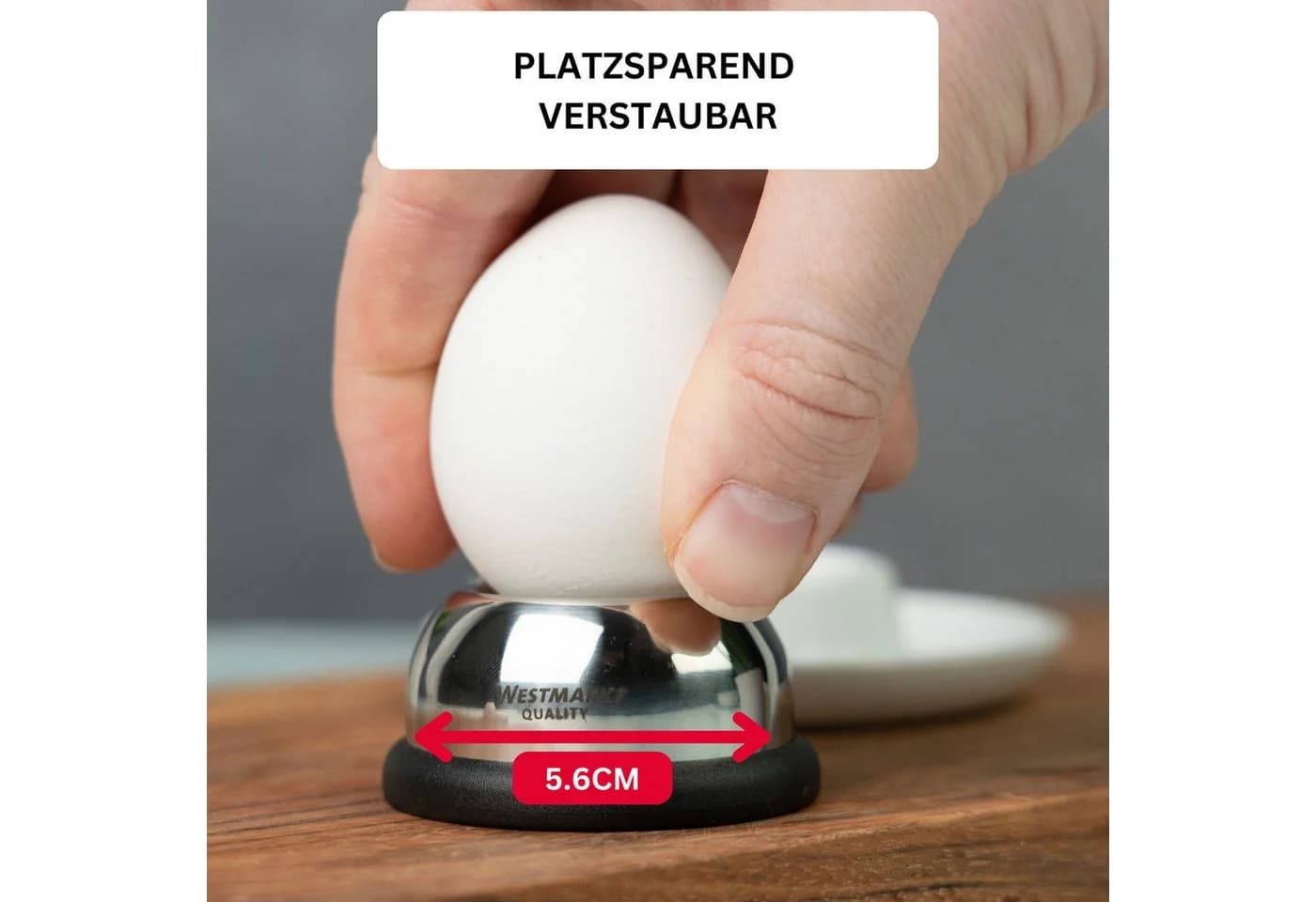 WESTMARK Eierpiekser Edelstahl Silber/Schwarz - Bild 5
