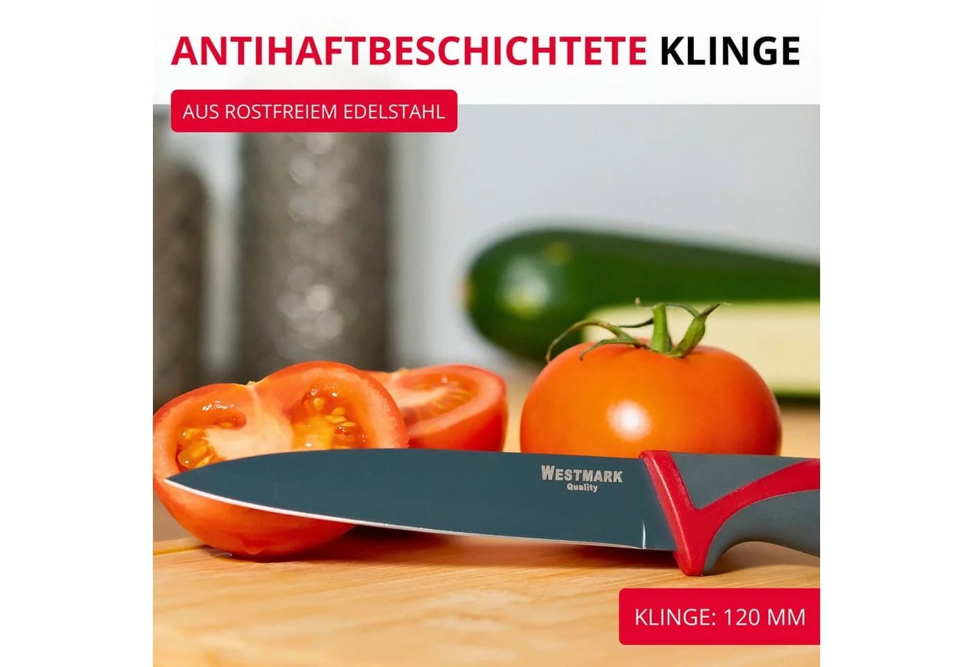 WESTMARK Allzweckmesser mit Klingenschutz und Antihaftklinge - Bild 5
