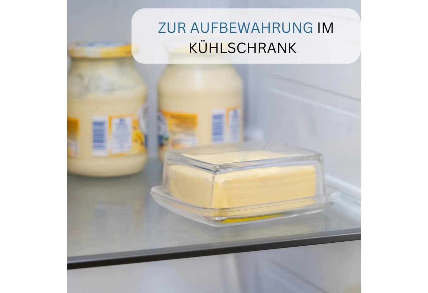 WESTMARK Butterdose Dekorativ Glas Transparent - Bild 3