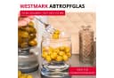WESTMARK Abtropfglas mit Sieb 750 ml Borosilikatglas Bild 1