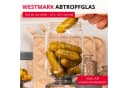 WESTMARK Abtropfglas 1300ml mit Sieb Transparent/Schwarz Bild 1