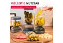 WESTMARK Abtropfglas 1300ml mit Sieb Transparent/Schwarz Bild 5