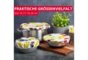 WESTMARK 5er Set Flexible Topfhauben mit Gummizug Weiß/Bunt Bild 4