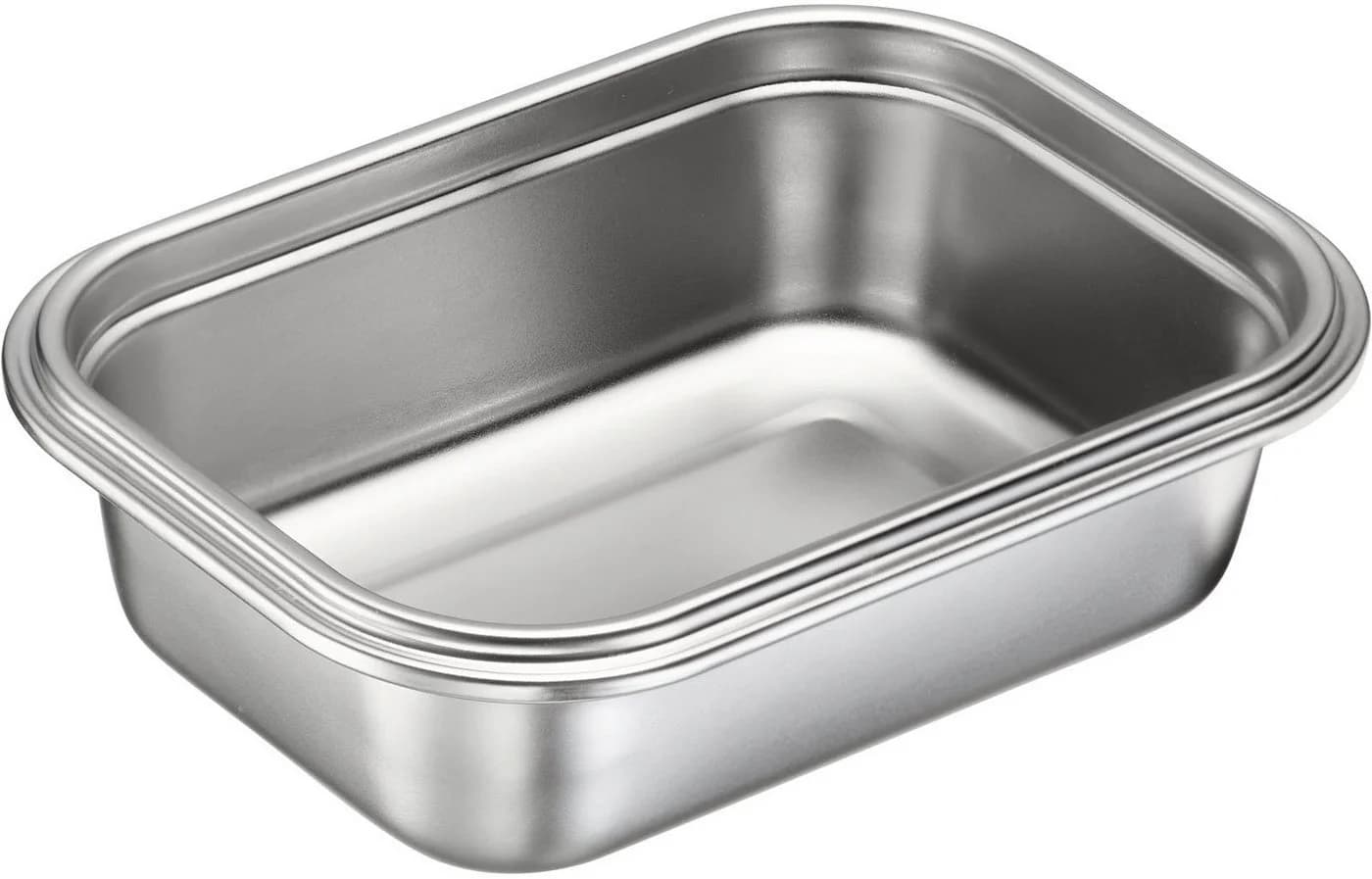 Westmark Edelstahl Lunch Box 600 ml Silber auslaufsichere Brotdose