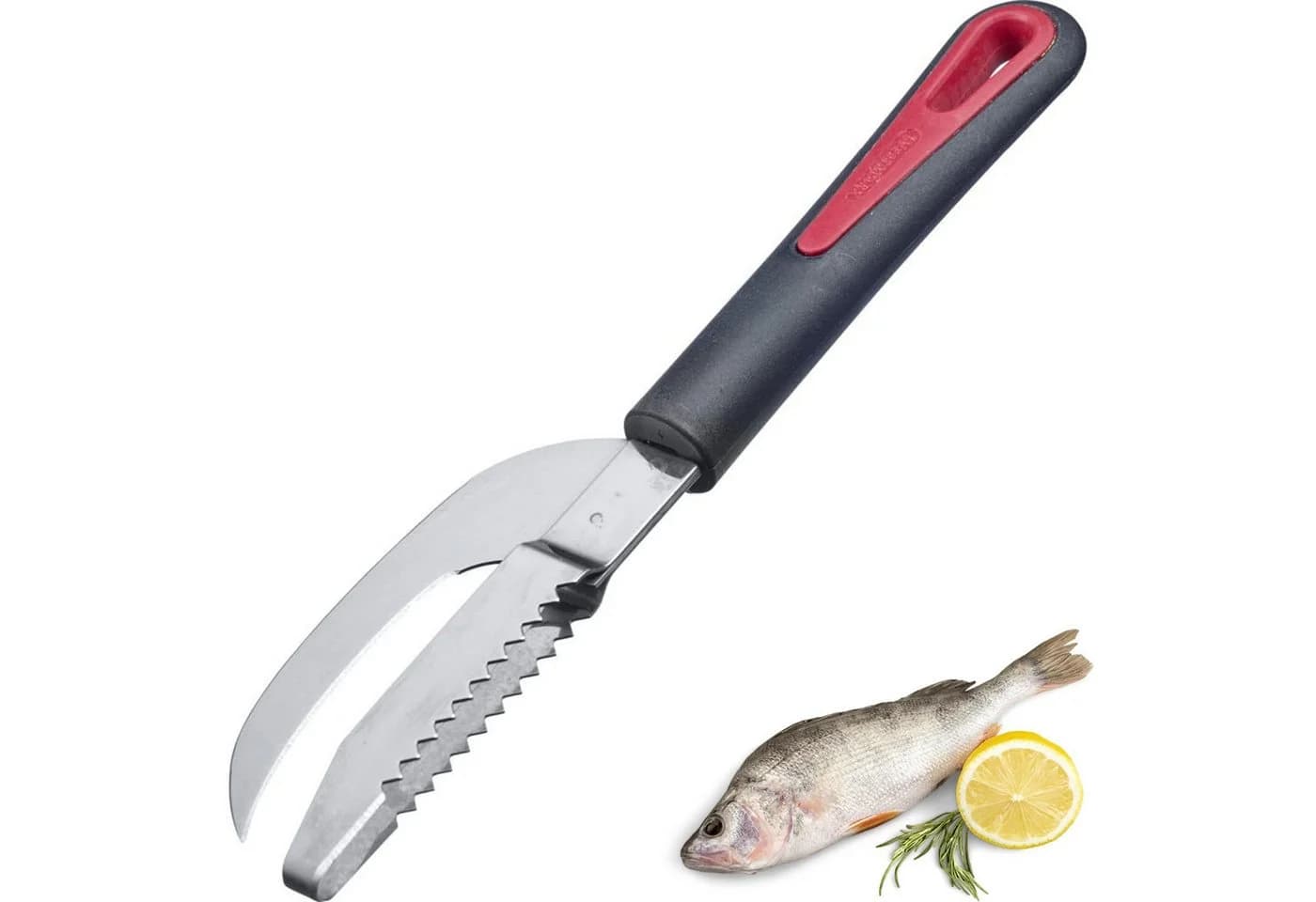 WESTMARK Fischentschupper 2in1 »Gallant« mit Messer, Edelstahl - Bild 2