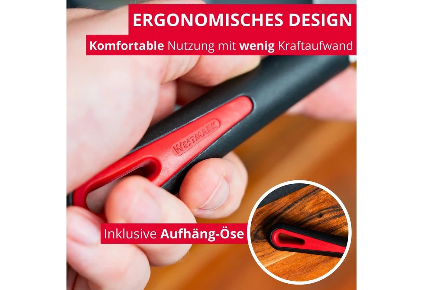 WESTMARK Fischentschupper 2in1 »Gallant« mit Messer, Edelstahl - Bild 3