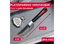 WESTMARK Fischentschupper 2in1 »Gallant« mit Messer, Edelstahl Bild 5