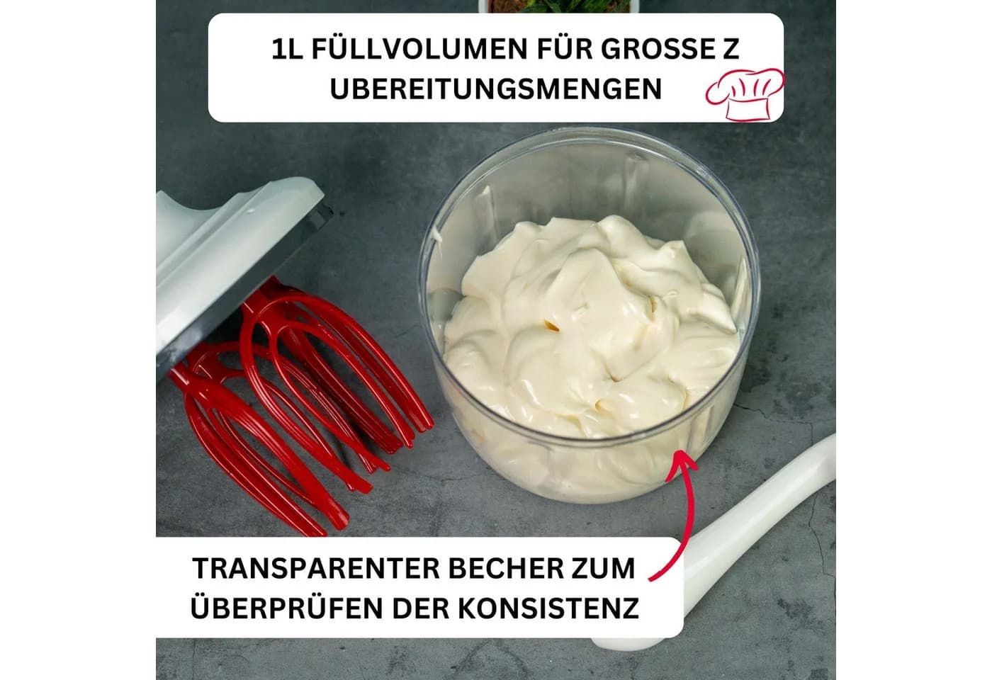 WESTMARK Rührquirl Ohne Strom 1 l Kunststoff Rührblitz - Bild 3