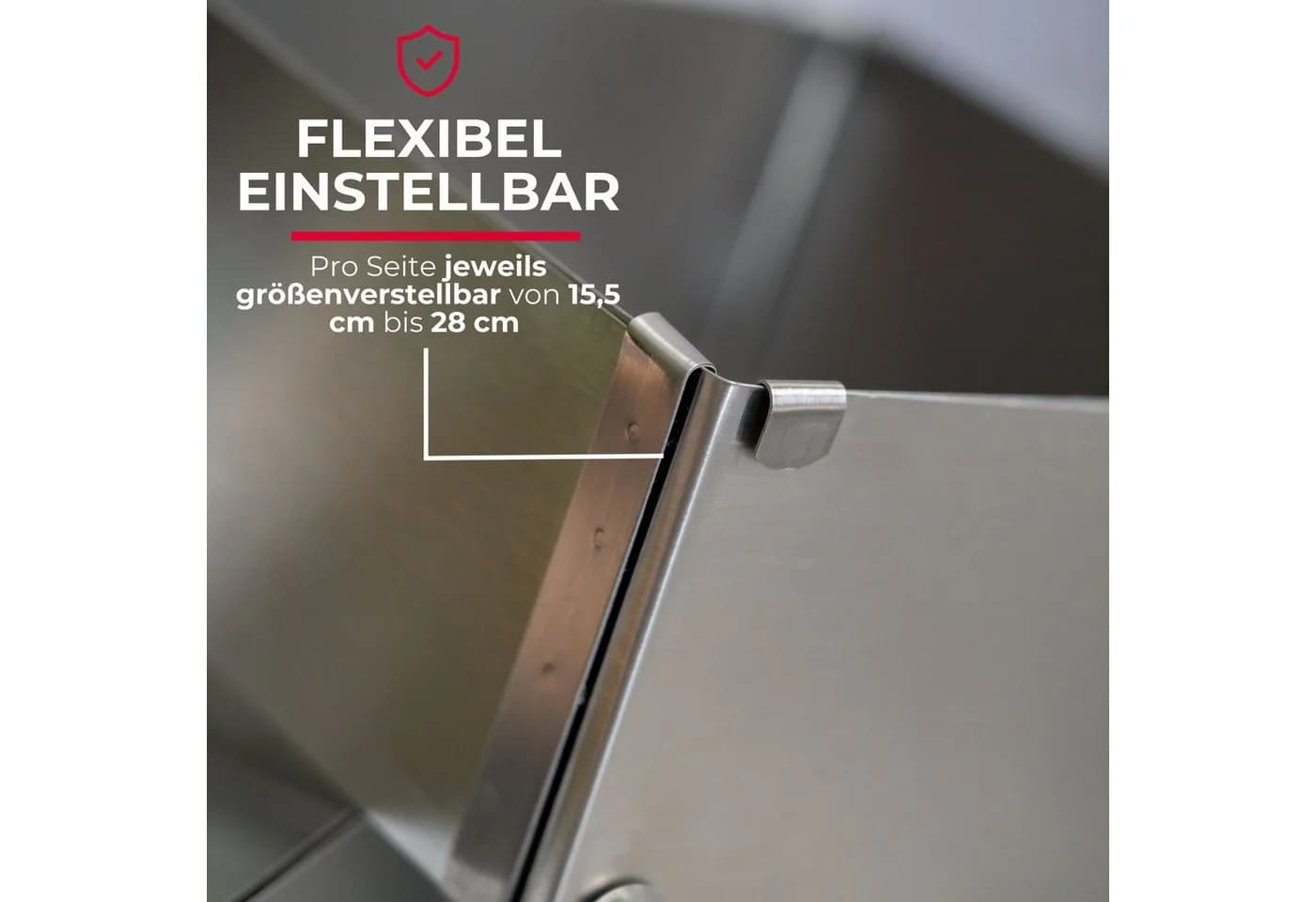 WESTMARK Verstellbare Backform Quadratisch Edelstahl Silber - Bild 3
