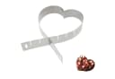 WESTMARK Herzbackform Verstellbar Ohne Boden Edelstahl Silber Bild 2