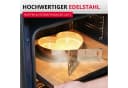 WESTMARK Herzbackform Verstellbar Ohne Boden Edelstahl Silber Bild 5