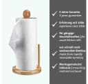 Bambus-Küchenrollenhalter Beige Bild 1