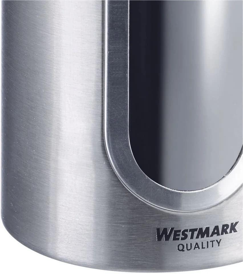 Westmark Vorratsdose mit Fenster 1800 ml Edelstahl Schwarz - Bild 4