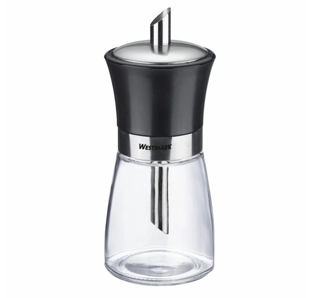 WESTMARK Zuckerstreuer 190 ml Glas Edelstahl Schwarz Silber - Bild 2